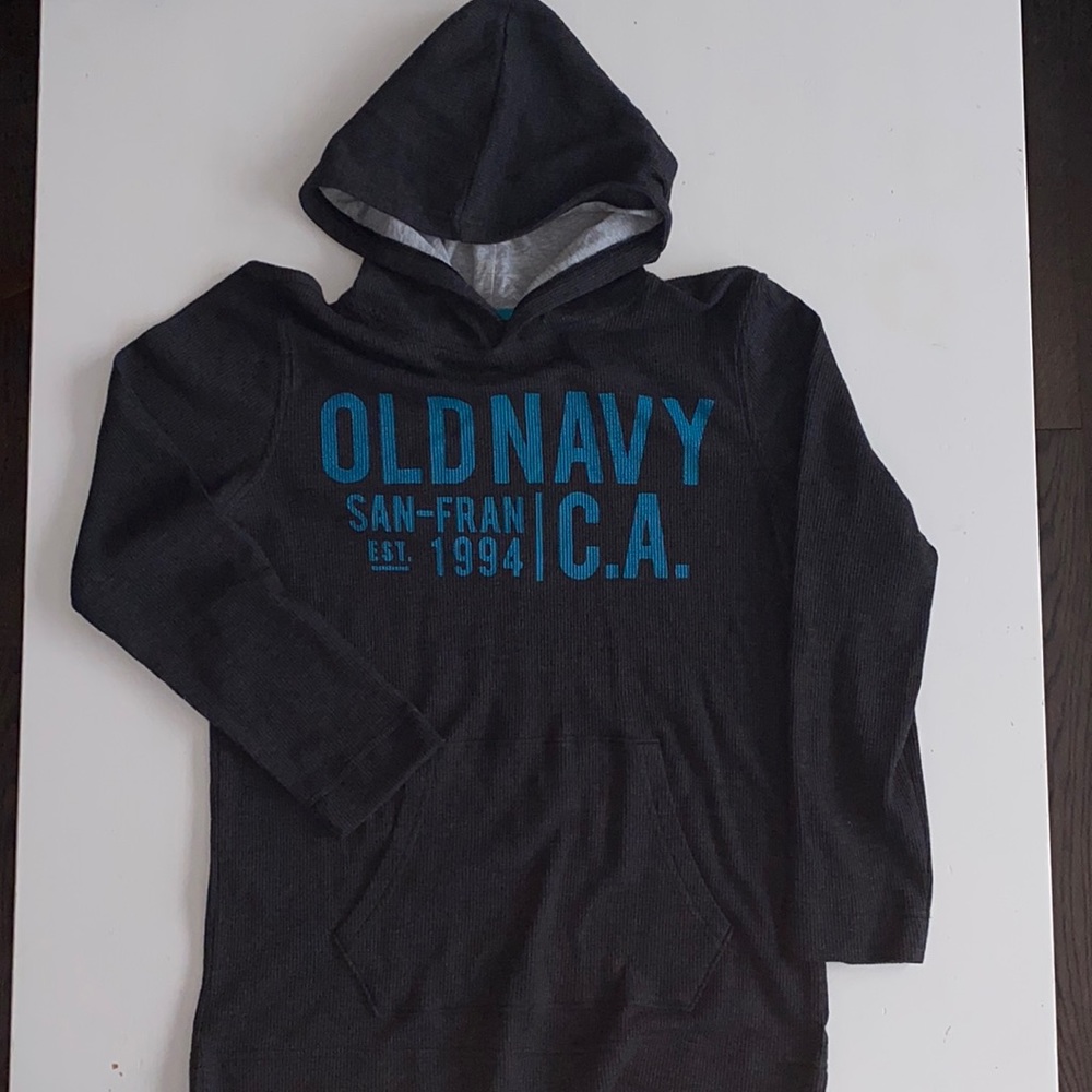 Old navy boys long sleeve hoody shirt XL (14-16)